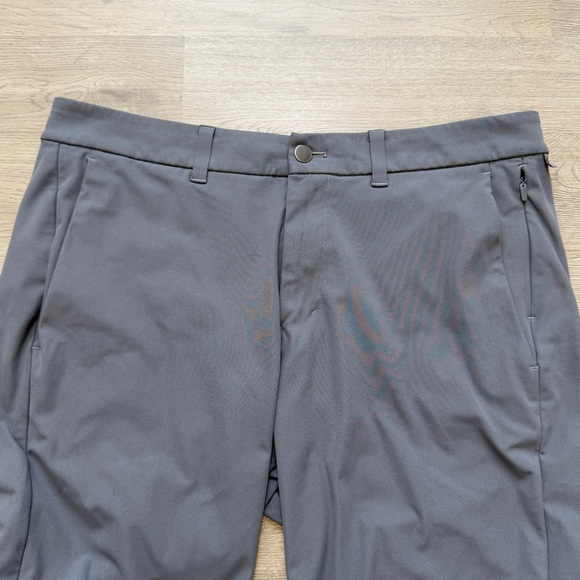 Lululemon Commission Pants 35x29 Classic Gray Performance Stretch LM5A51S - Picture 4 of 9